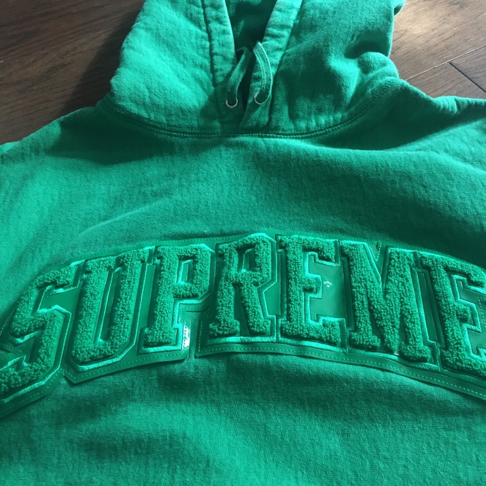 COPY - SUPREME Green  Hoodie